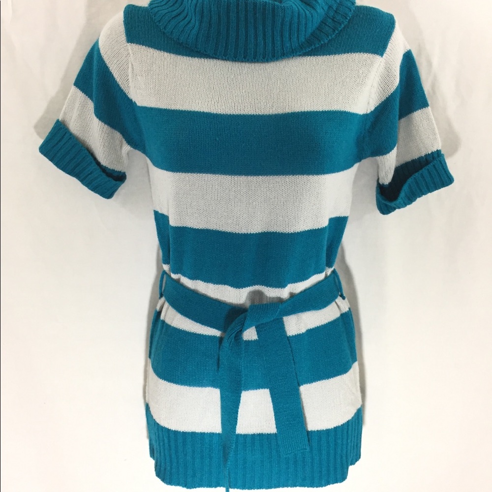 THIS ITEM SOLD - Pink Kiss Girls Striped Cardigan - Picture 2 of 8